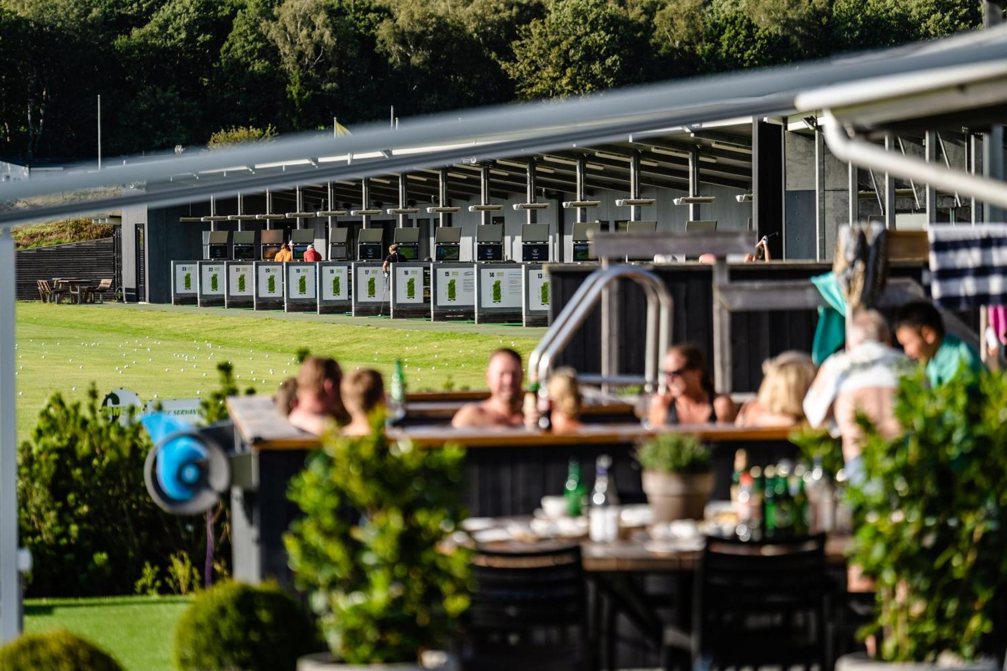 Halmstad Golfarena Stugor ภายนอก รูปภาพ