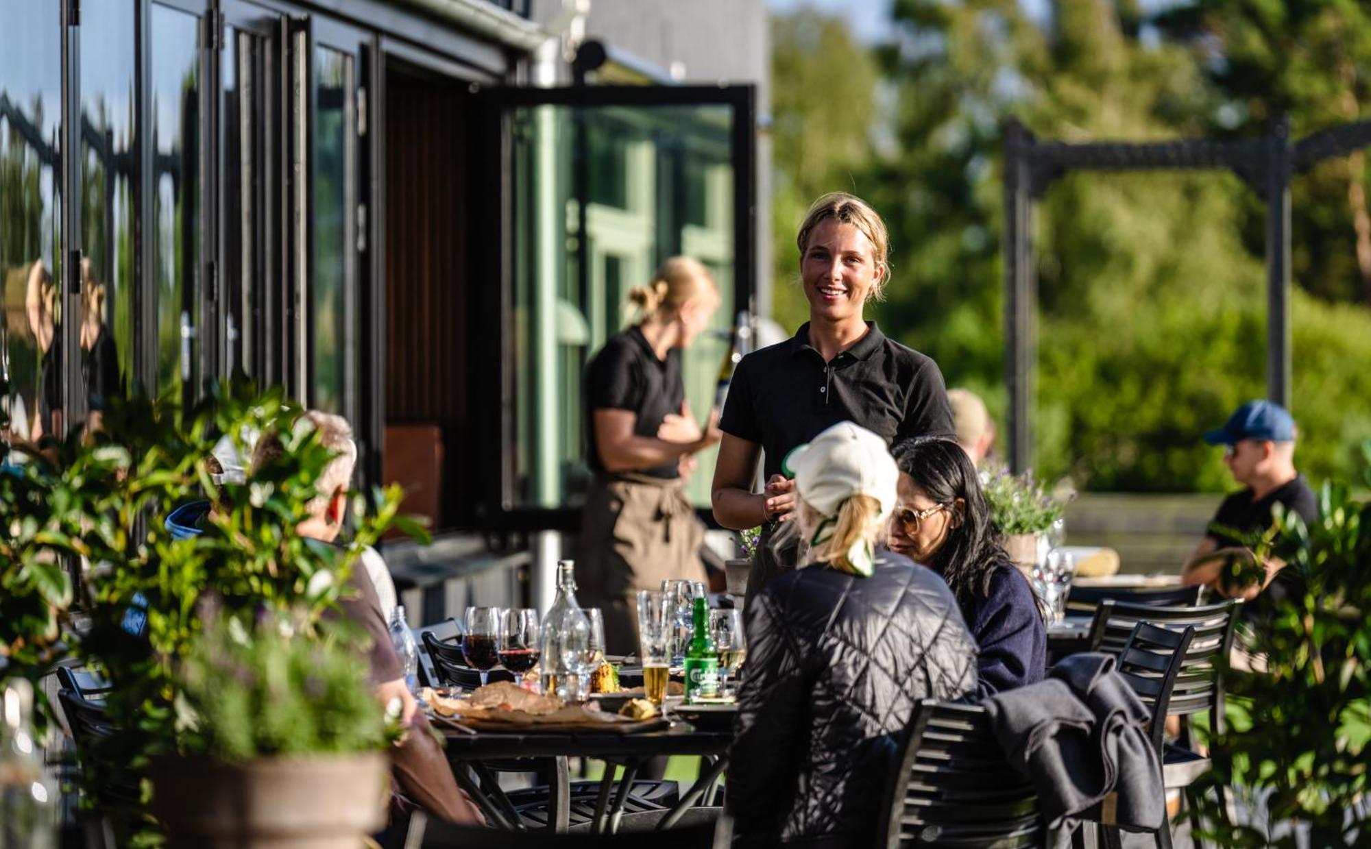 Halmstad Golfarena Stugor ภายนอก รูปภาพ