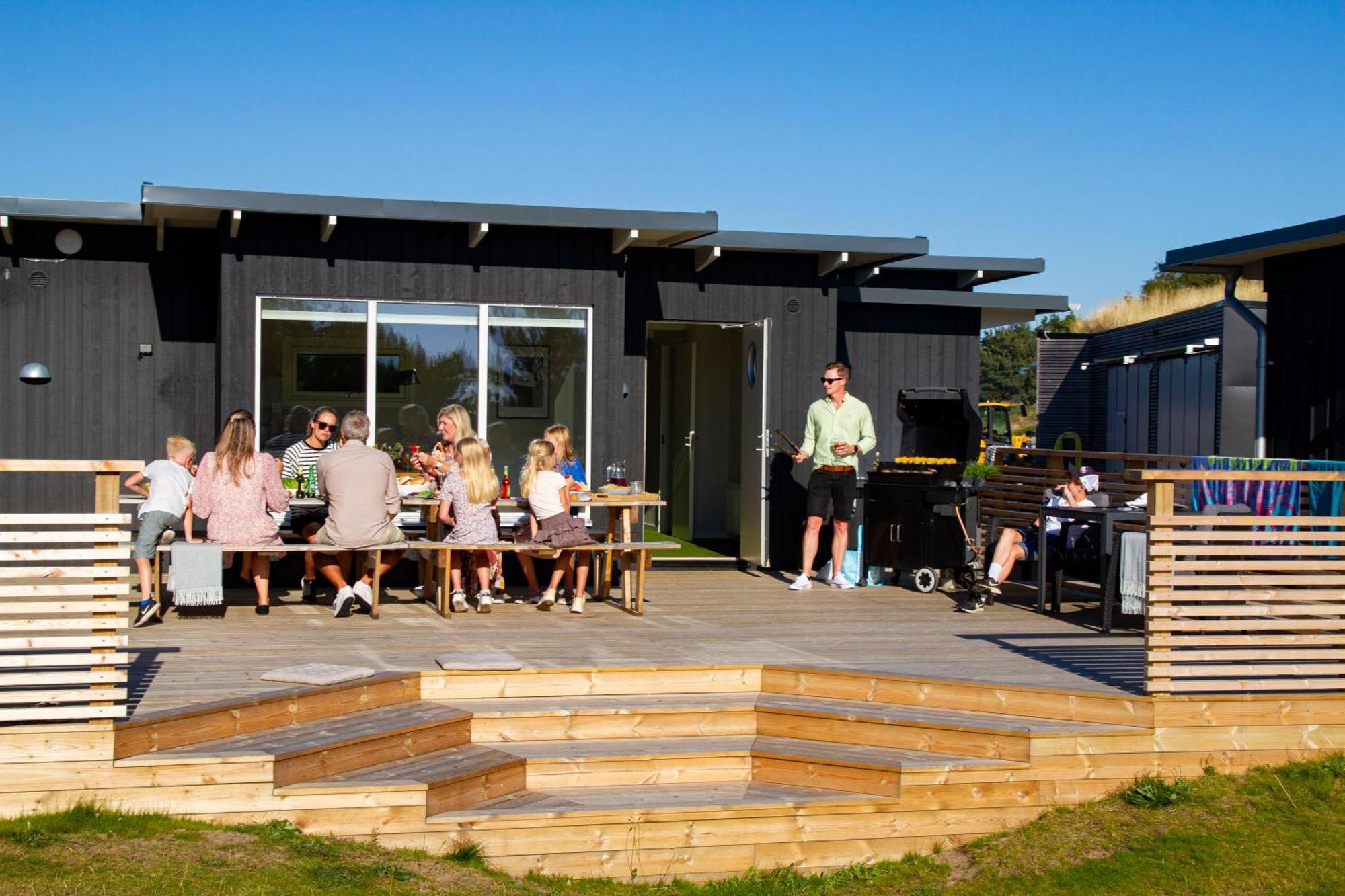 Halmstad Golfarena Stugor ภายนอก รูปภาพ