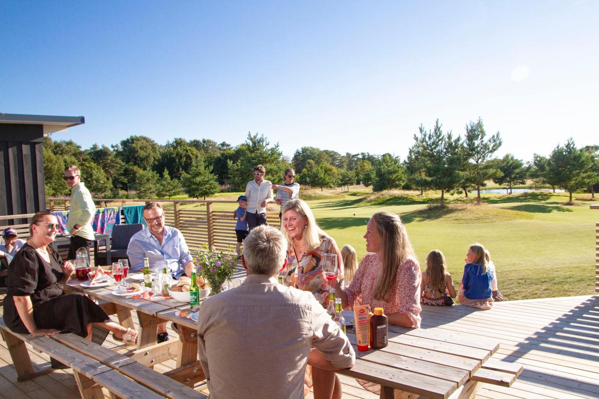 Halmstad Golfarena Stugor ภายนอก รูปภาพ