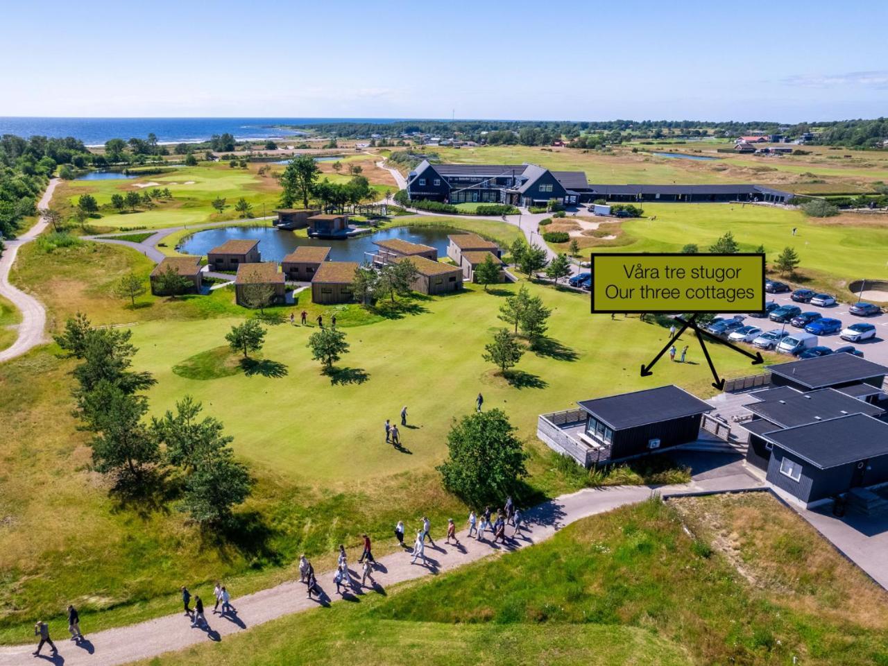Halmstad Golfarena Stugor ภายนอก รูปภาพ