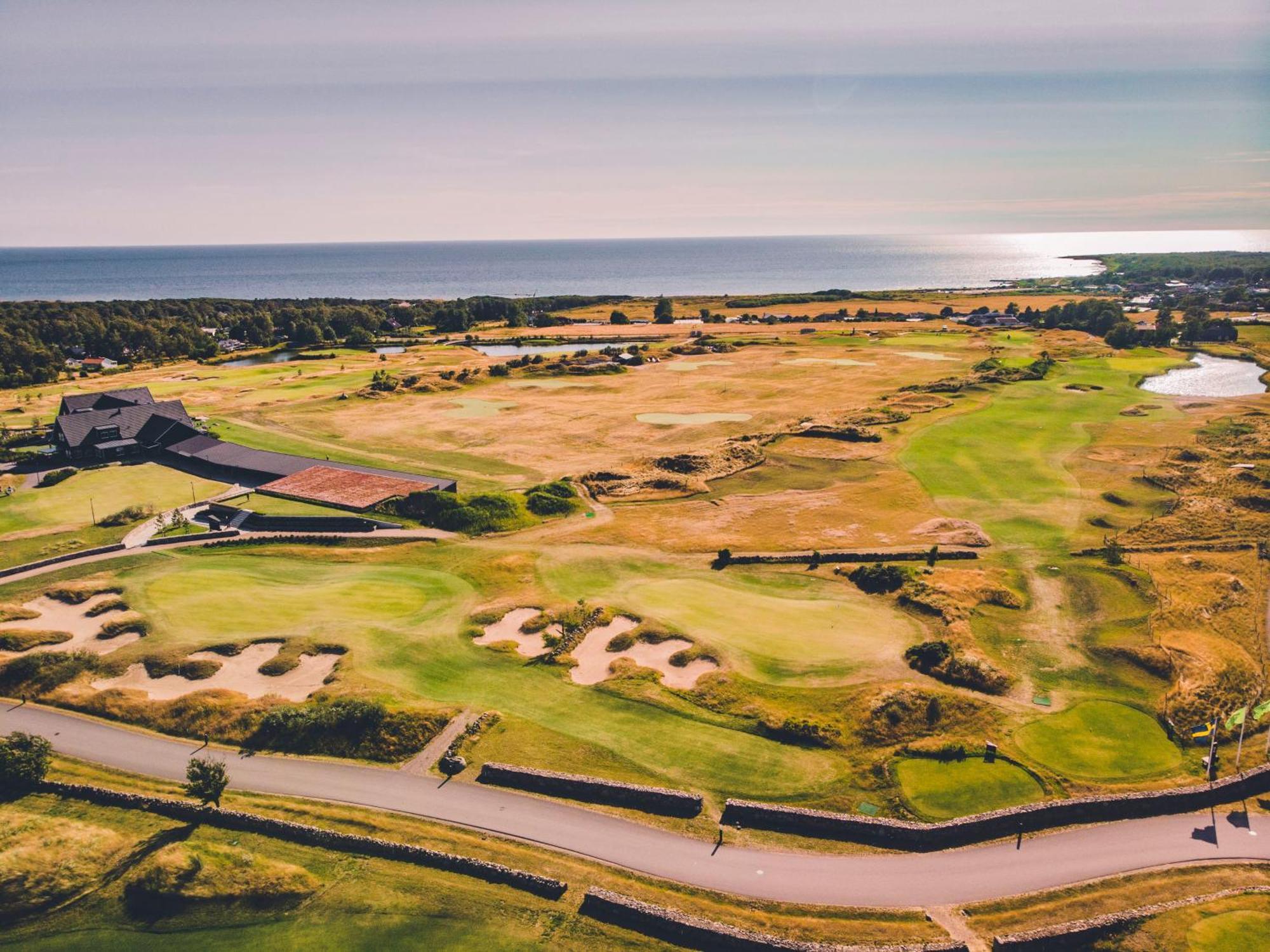 Halmstad Golfarena Stugor ภายนอก รูปภาพ