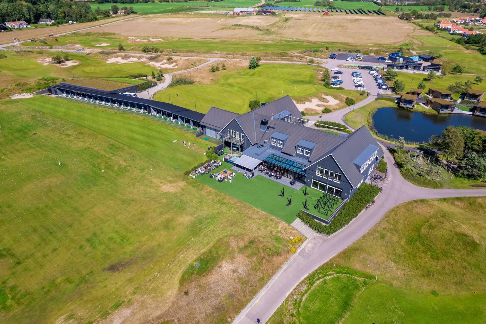 Halmstad Golfarena Stugor ภายนอก รูปภาพ